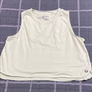 Champion Women's Green Crop Tank Top